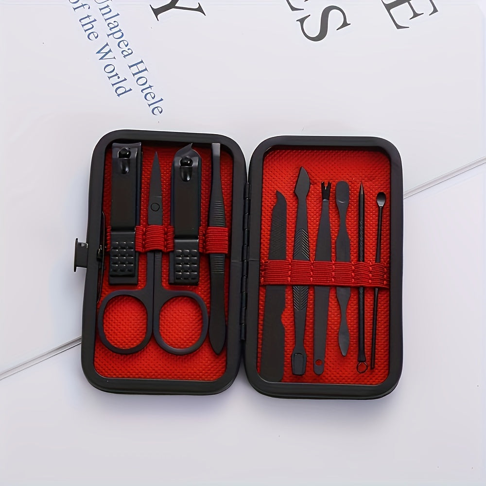 1 Set Nail Clipper Manicure Tool Portable Travel Case