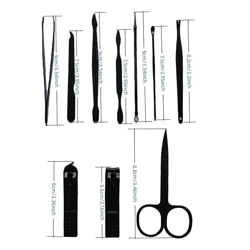 1 Set Nail Clipper Manicure Tool Portable Travel Case