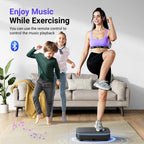 MERACH Vibration Plate Exercise Machine with Light Whole Body Workout