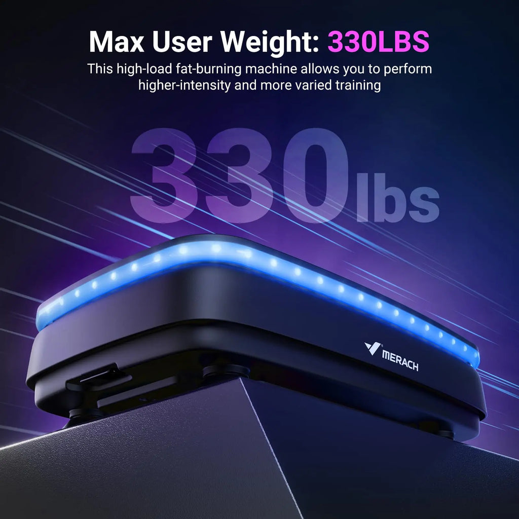 MERACH Vibration Plate Exercise Machine with Light Whole Body Workout