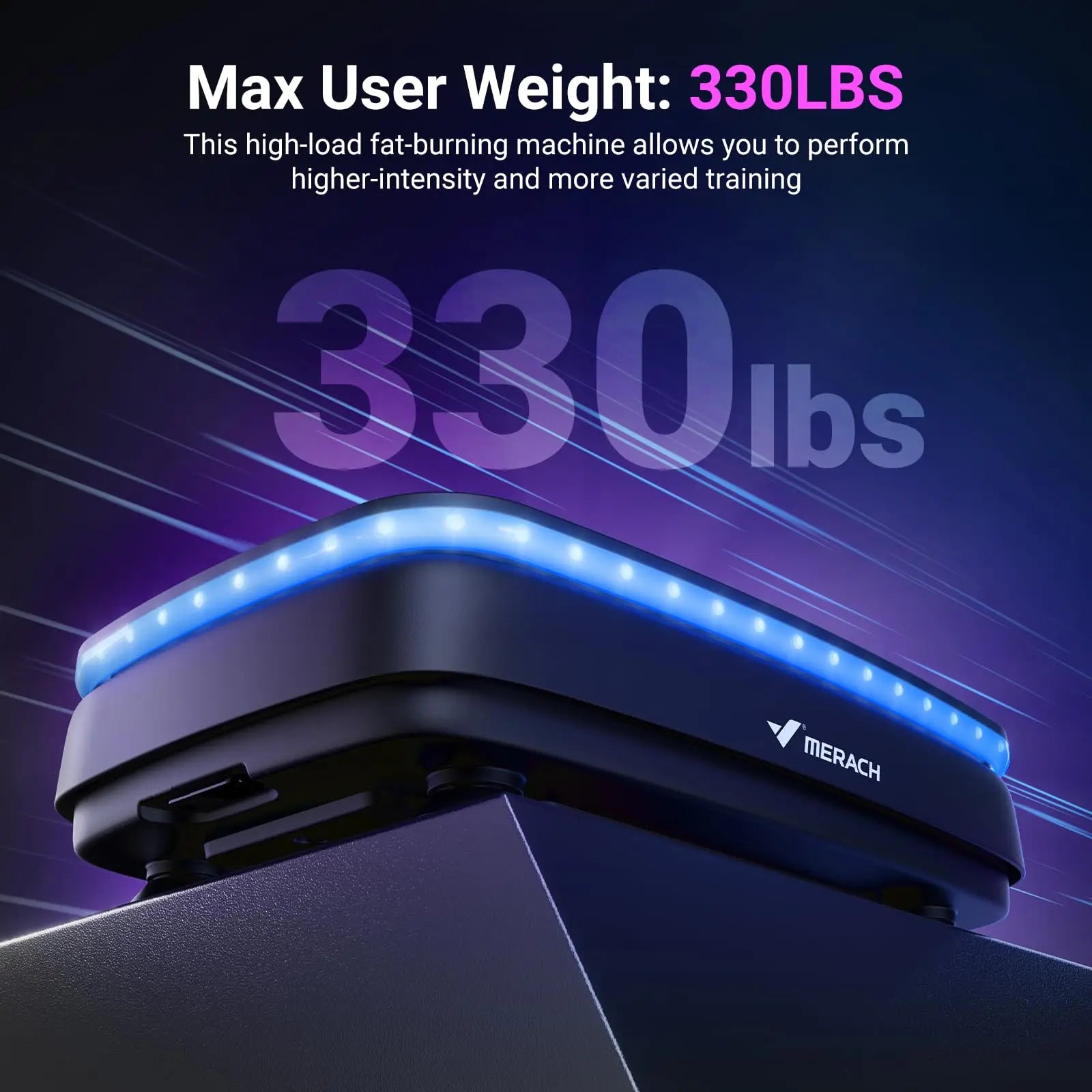 MERACH Vibration Plate Exercise Machine with Light Whole Body Workout