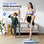 MERACH Vibration Plate Exercise Machine with Light Whole Body Workout