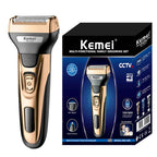 Kemei 3in1 grooming kit electric shaver for men rechargeable