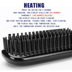 Heating Straightening Comb Brush Men Quick Beard Straightener Styling Iron Smoothing Comb