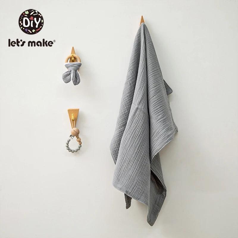 Baby Bath Toy Set Cotton Blanket Saliva Towel Rabbit Bracelet Gift
