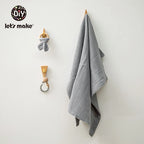 Baby Bath Toy Set Cotton Blanket Saliva Towel Rabbit Bracelet Gift