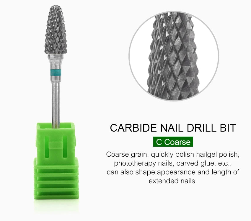 Nail Drill Bits Tool For Electric Manicure Machines  Remove Gel