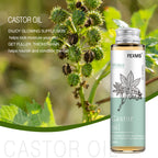 100% Pure Castor Oil For Hair Growth Eyelashes And Eyebrows Carrier Oil For Essential Oils Aromatherapy And Massage