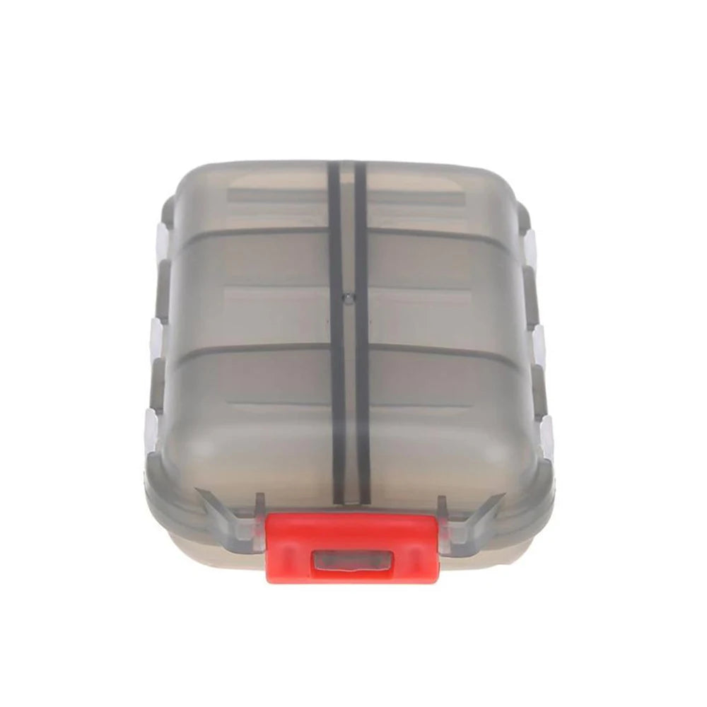 Tcare Portable Pill Case Folding Plastic Empty Drug Organizer Pillbox Travel
