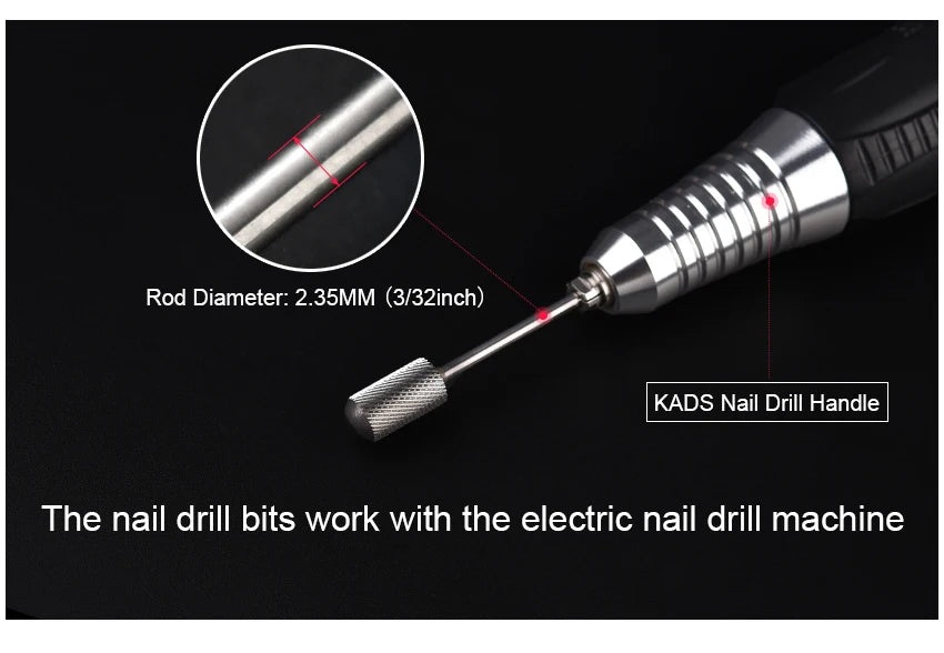 Nail Drill Bits Tool For Electric Manicure Machines  Remove Gel