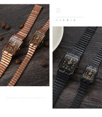Luxury Gold Bracelet Wristwatch Quartz Watch For Men Women relogio masculino L1018