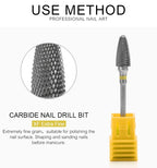Nail Drill Bits Tool For Electric Manicure Machines  Remove Gel