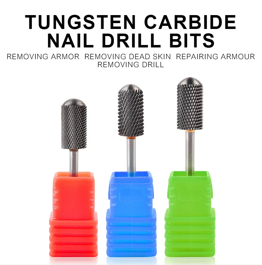 Nail Drill Bits Tool For Electric Manicure Machines  Remove Gel