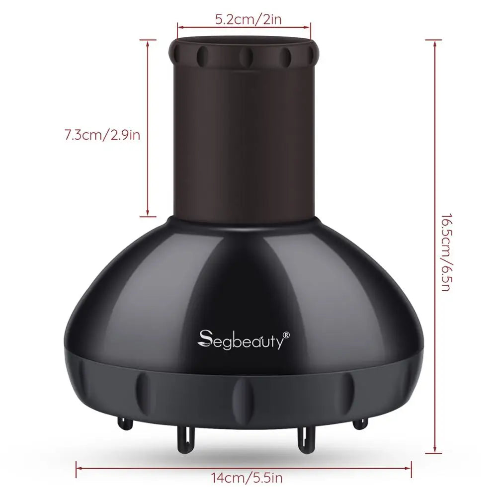 Segbeauty Diffuser for Hair Dryer Curly Wavy Frizz-Free Salon
