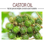 100% Pure Castor Oil For Hair Growth Eyelashes And Eyebrows Carrier Oil For Essential Oils Aromatherapy And Massage