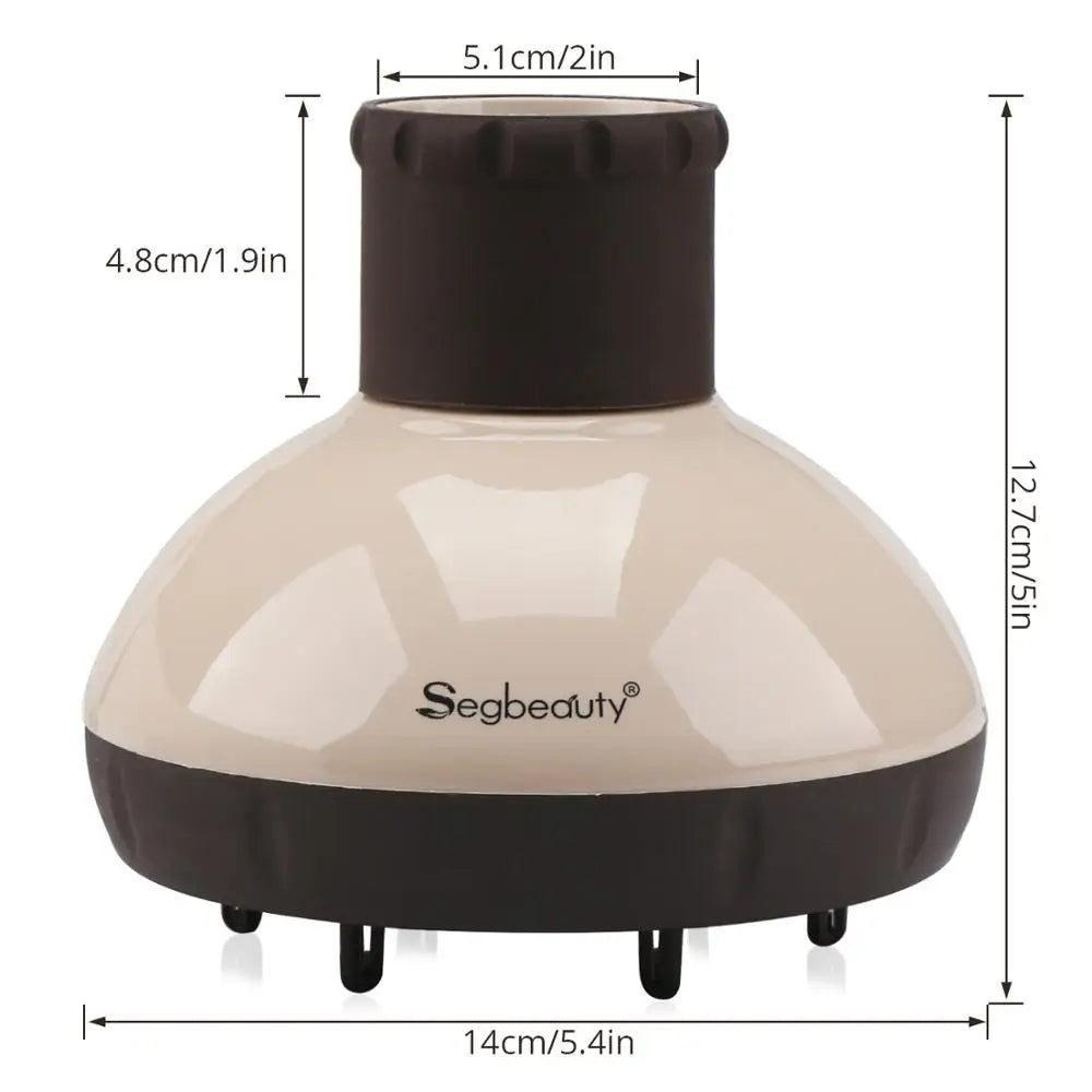 Segbeauty Diffuser for Hair Dryer Curly Wavy Frizz-Free Salon