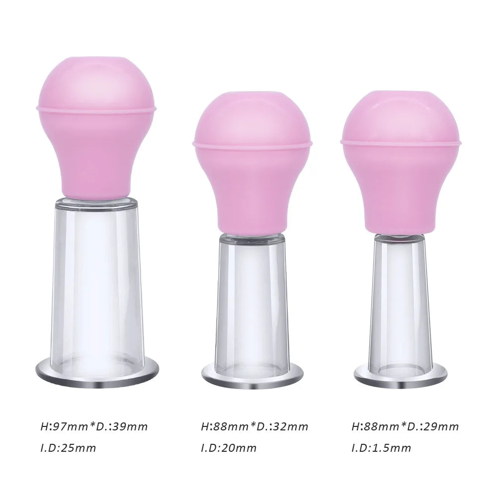 Facial Massage Cups Rubber Vacuum Skin Lifting Anti Cellulite Massager for Face/Body Cups