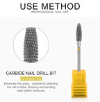 Nail Drill Bits Tool For Electric Manicure Machines  Remove Gel