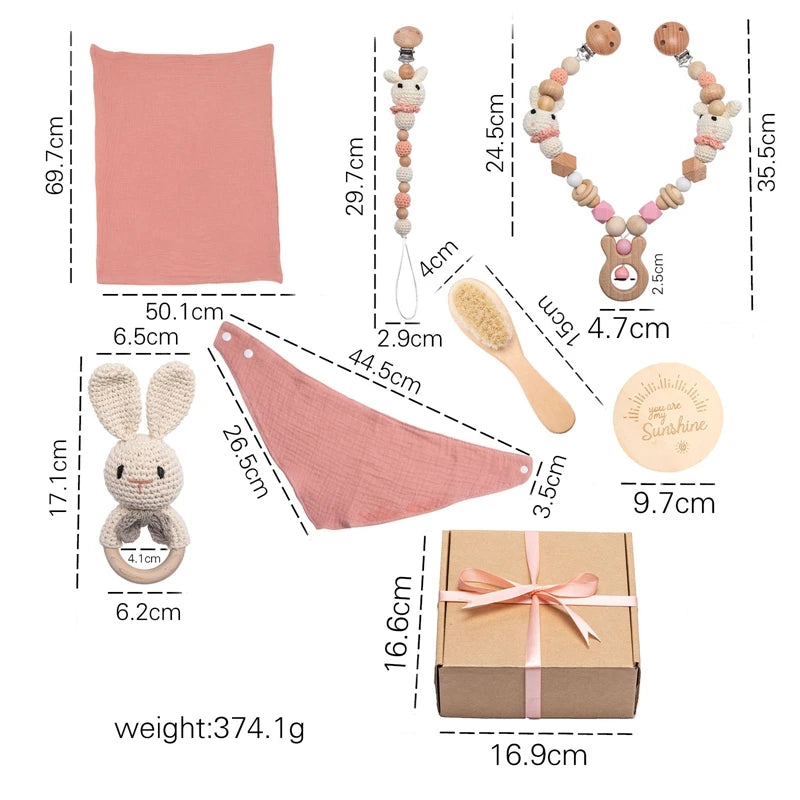 7Pcs Newborn Baby Gift Set