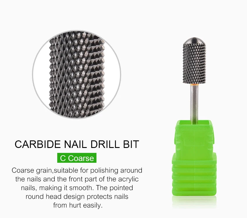Nail Drill Bits Tool For Electric Manicure Machines  Remove Gel