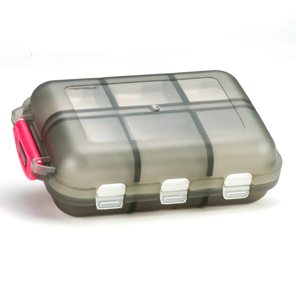 Tcare Portable Pill Case Folding Plastic Empty Drug Organizer Pillbox Travel