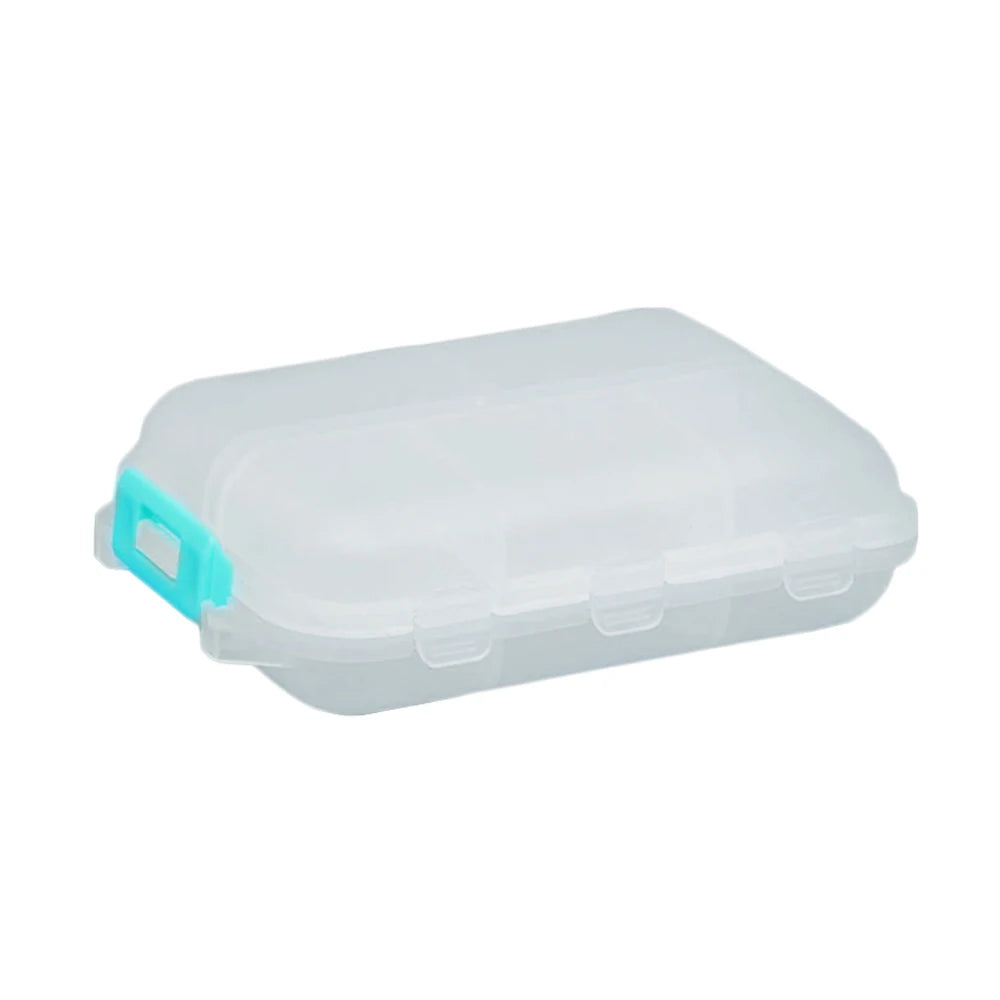 Tcare Portable Pill Case Folding Plastic Empty Drug Organizer Pillbox Travel