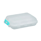 Tcare Portable Pill Case Folding Plastic Empty Drug Organizer Pillbox Travel