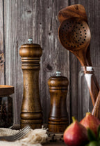 5" 8" 10"  Salt and Pepper Grinder Solid Wood with Strong Adjustable Ceramic Grinder Kitchen Tools