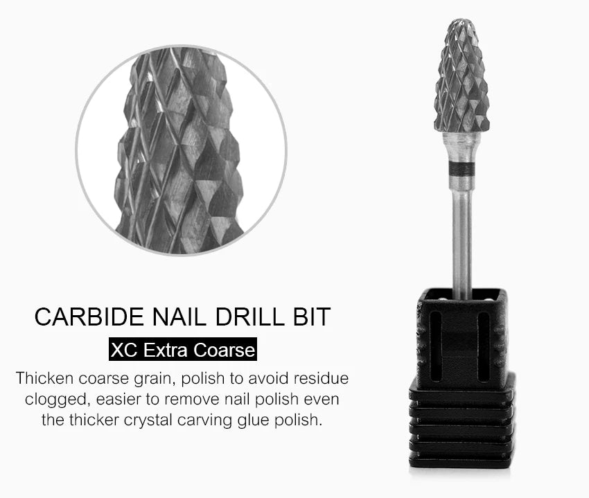 Nail Drill Bits Tool For Electric Manicure Machines  Remove Gel