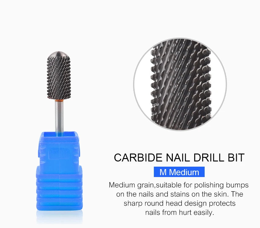 Nail Drill Bits Tool For Electric Manicure Machines  Remove Gel