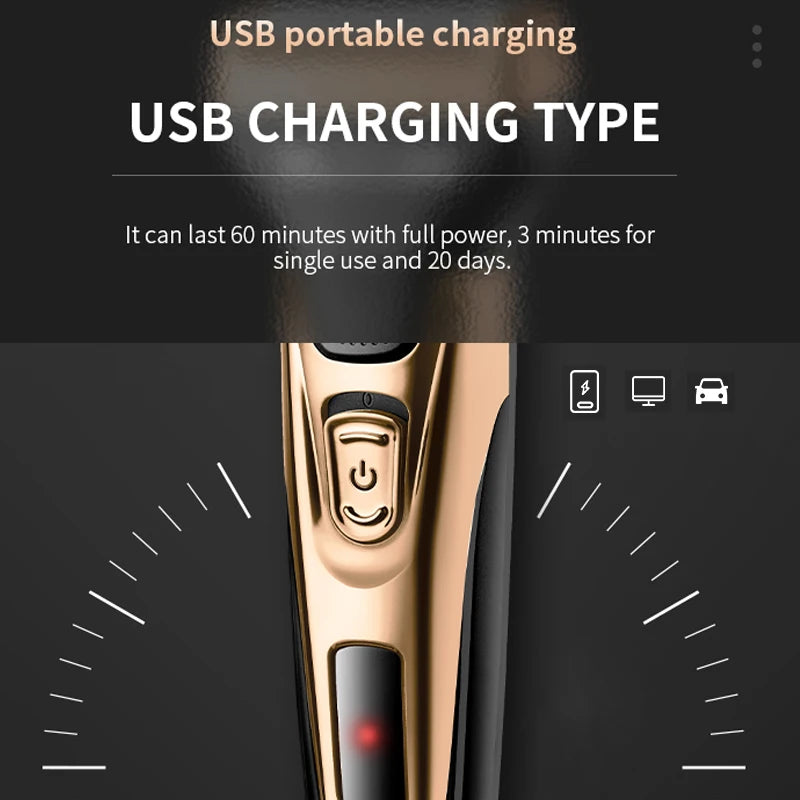 Kemei 3in1 grooming kit electric shaver for men rechargeable