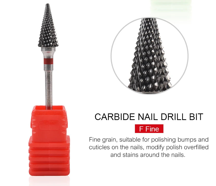 Nail Drill Bits Tool For Electric Manicure Machines  Remove Gel