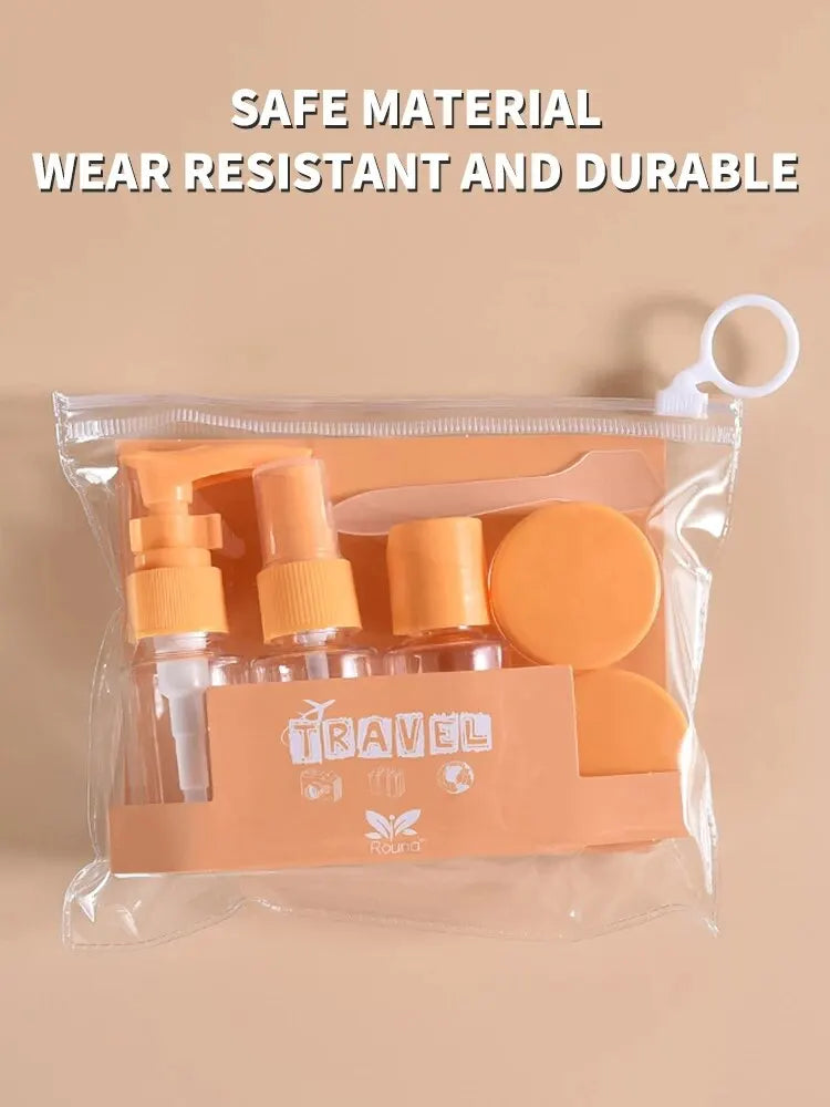 Travel Bottles Kit Leak Proof Toiletry Containers Clear For Lotion Shampoo Cream