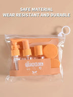 Travel Bottles Kit Leak Proof Toiletry Containers Clear For Lotion Shampoo Cream