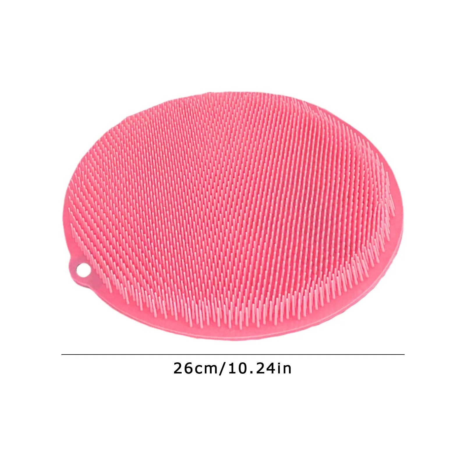 Scrubber Shower Massage Pad Silicone Wall Mounted Back Reusable Cleaning Brush Feet Washer Mat