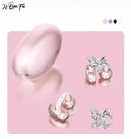 Clip-On Earbuds Wireless Bluetooth 5.4 Comfortable Open Ear Headphones with Aurora Earrings 50h Play Christmas Gifts