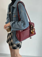 CGCBAG Vintage Designer Luxury Women Tote Casual Large Shoulder Bag High Quality Leather Ladies Handbags
