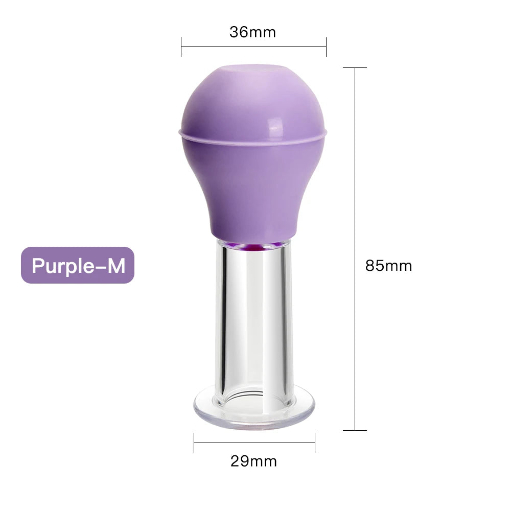Facial Massage Cups Rubber Vacuum Skin Lifting Anti Cellulite Massager for Face/Body Cups