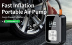 Portable Car Air Pump Electric Tire Inflator Intelligent Digital Display Car Motorcycle Bicycle Air Compressor