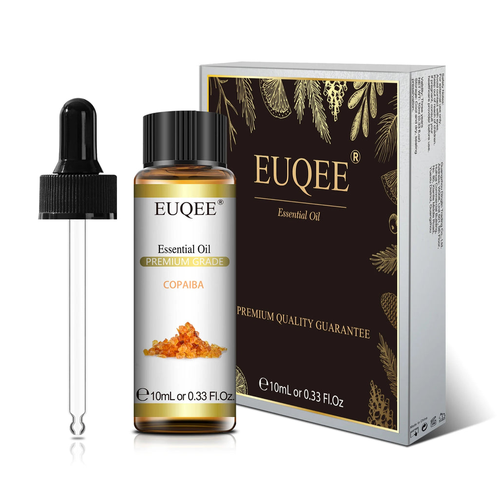 EUQEE 10ML Natural Essential Oils For Humidifier, Soap, Candle Making