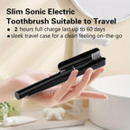 Electric Toothbrush Portable USB Rechargeable 6 Replaceable Heads Suitable for Travel