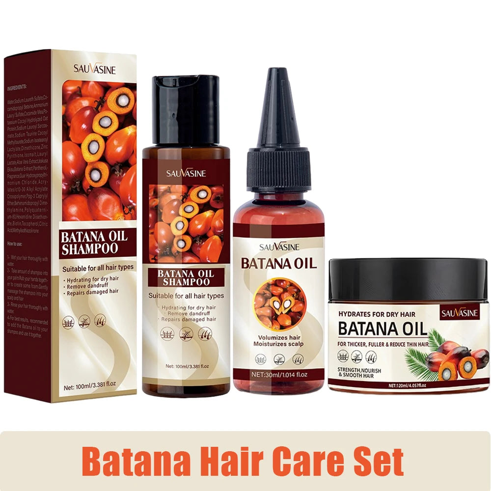 Batana Oil Hair Conditioner Smoothing Nourishing Repair Moisturizing Frizz Vitamin E