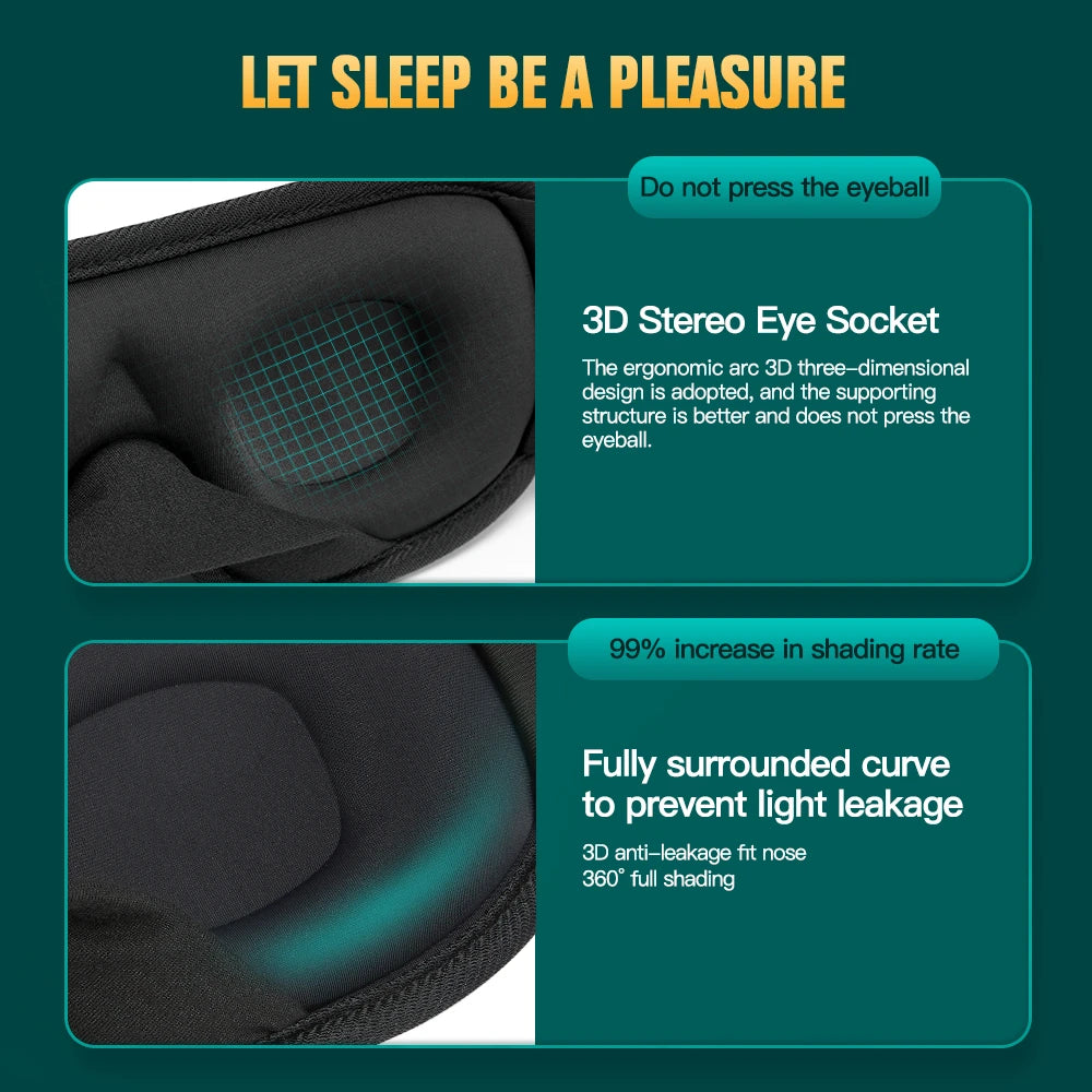 3D Sleeping Mask Block Out Light