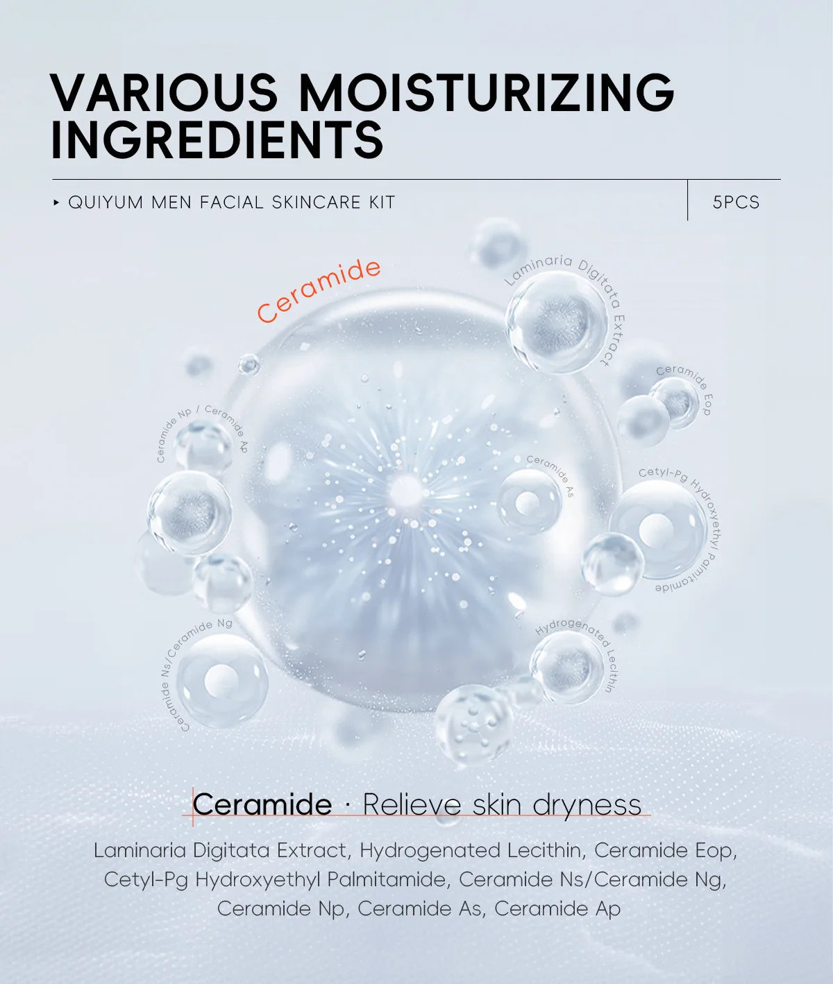 Men's Skincare Set 5pcs