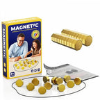 Magnetic Chess Board Game Interactive Magnetic Stones Strategy Game for Adults Kids Portable Travel Desktop