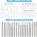 Portable Electric Engraving Pen Etching Craft Tools Machine For Glass Metal Wood