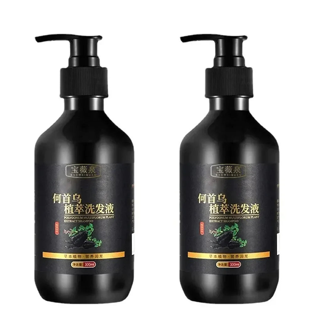 Herbal Polygonum Multiflorum Shampoo Oil Control Dandruff Control Itchy Relief Men/ Women