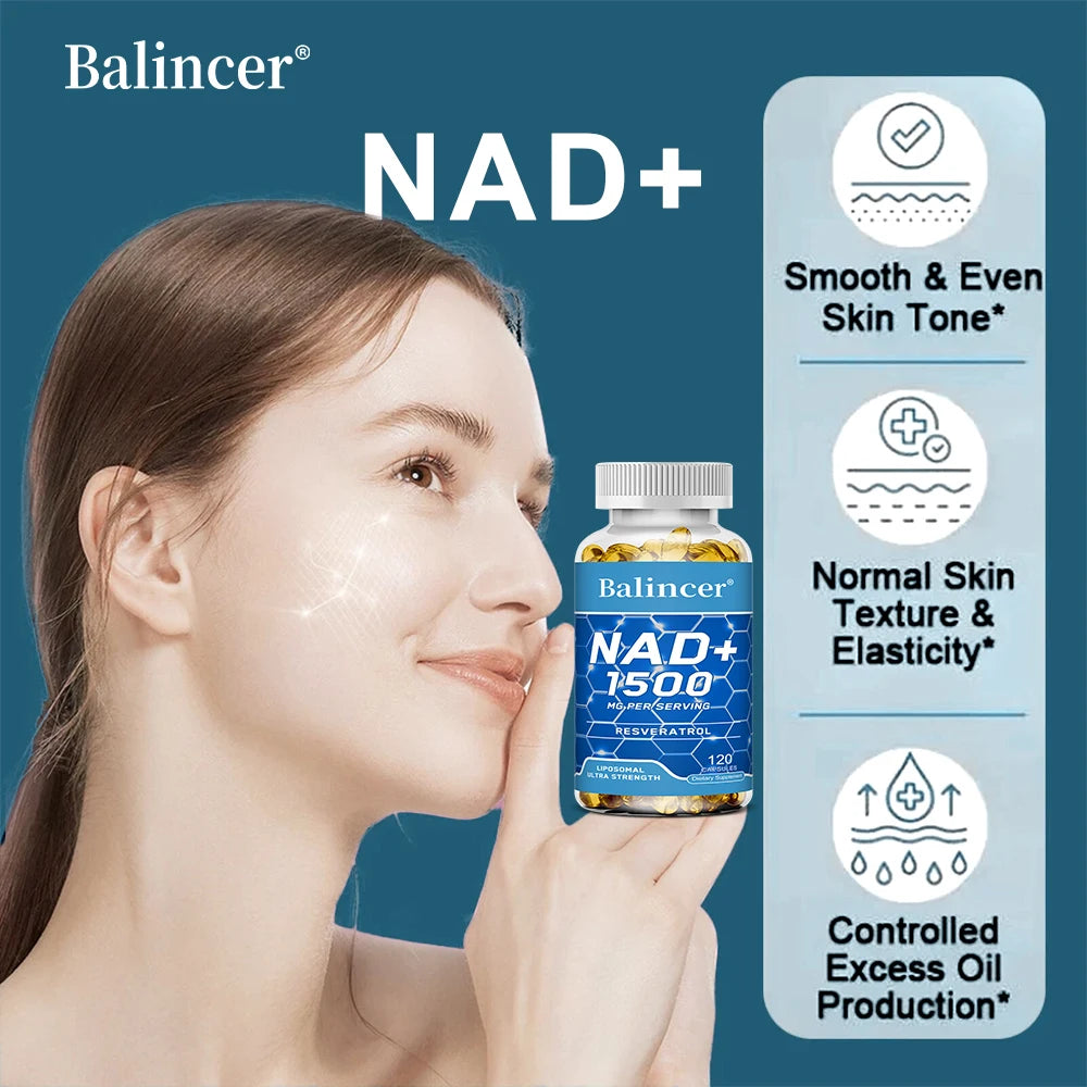 NAD+Supplements with Resveratrol Energy Anti-aging Enhance Immunity
