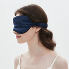 100% Mulberry Silk Sleep Mask Men Women Eye Cover Total Blackout Size 20 X 8.5cm