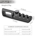 Knife Sharpener 5 in 1 Adjustable Angle Scissors Sharpening
